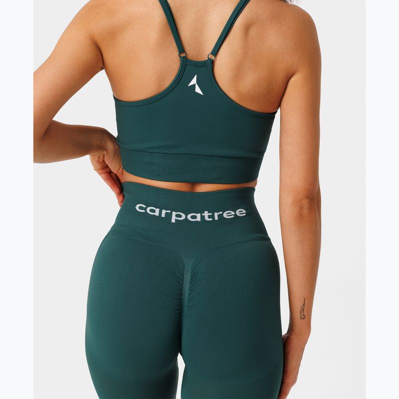 Legginsy treningowe damskie Carpatree Allure Seamless forest green 6