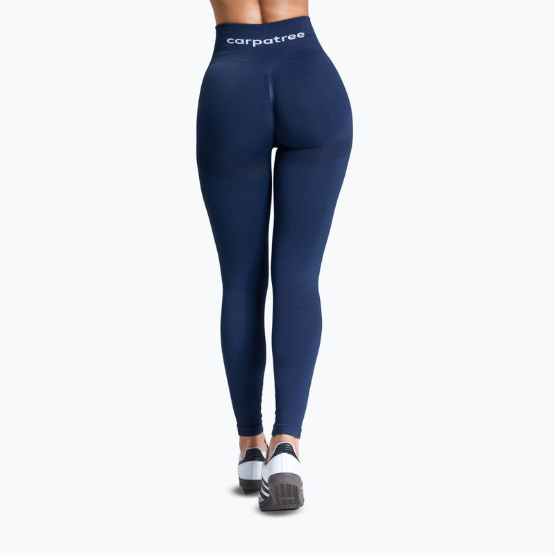 Legginsy treningowe damskie Carpatree Allure Seamless midnight blue 3