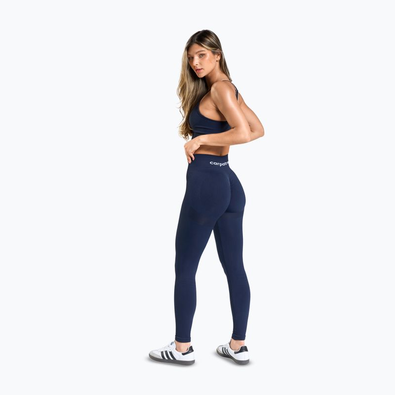 Legginsy treningowe damskie Carpatree Allure Seamless midnight blue 4