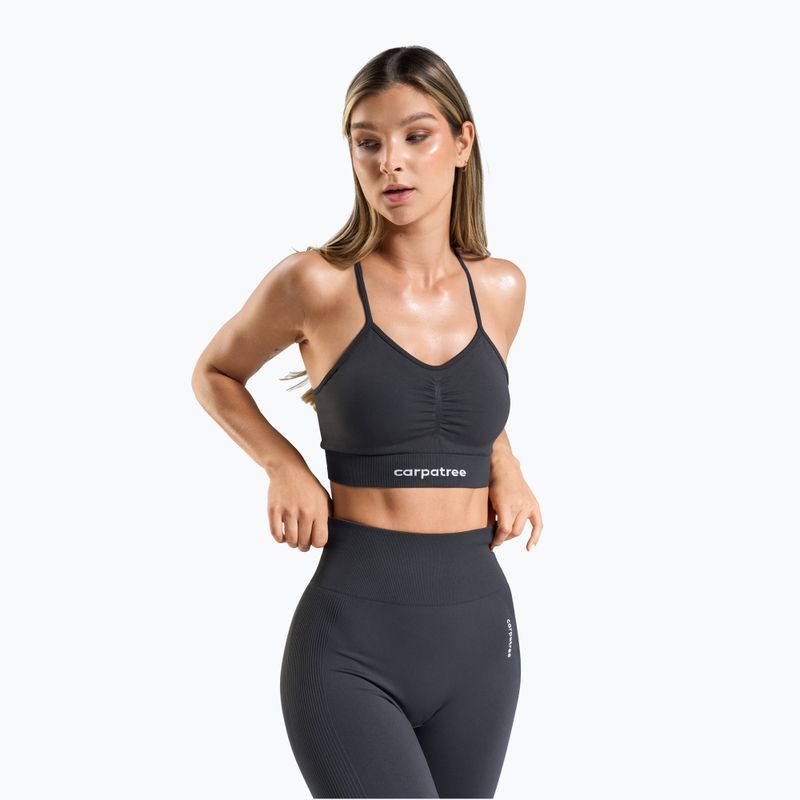 Legginsy treningowe damskie Carpatree Allure Seamless titanum grey 5