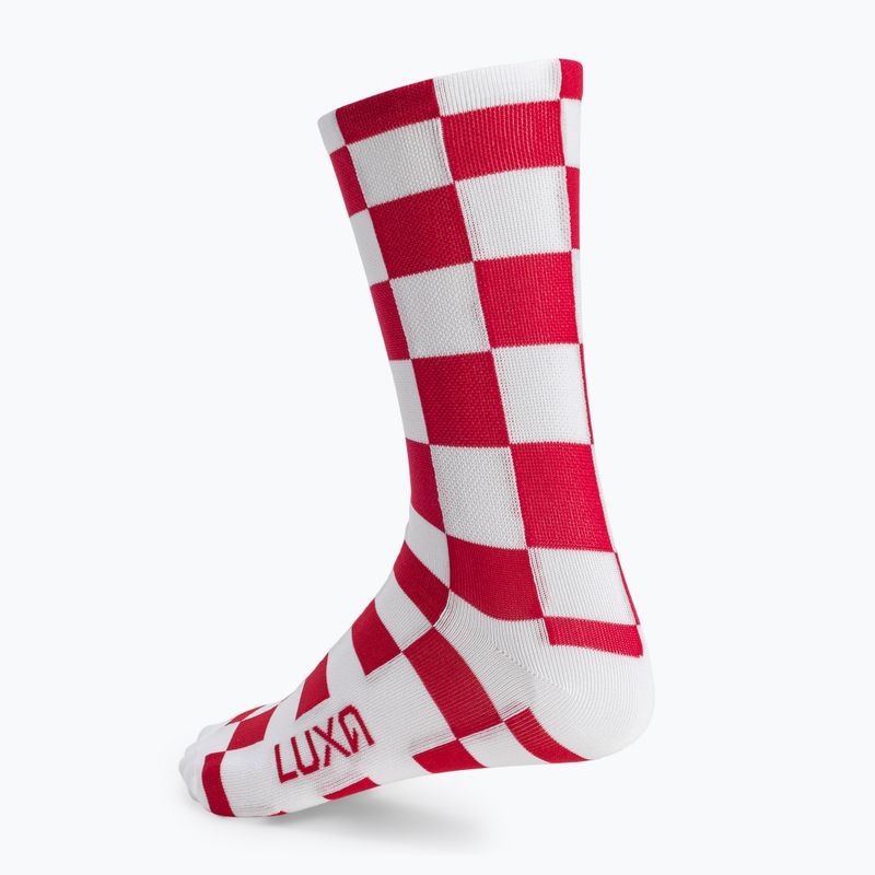 Skarpety Luxa Squares red 3