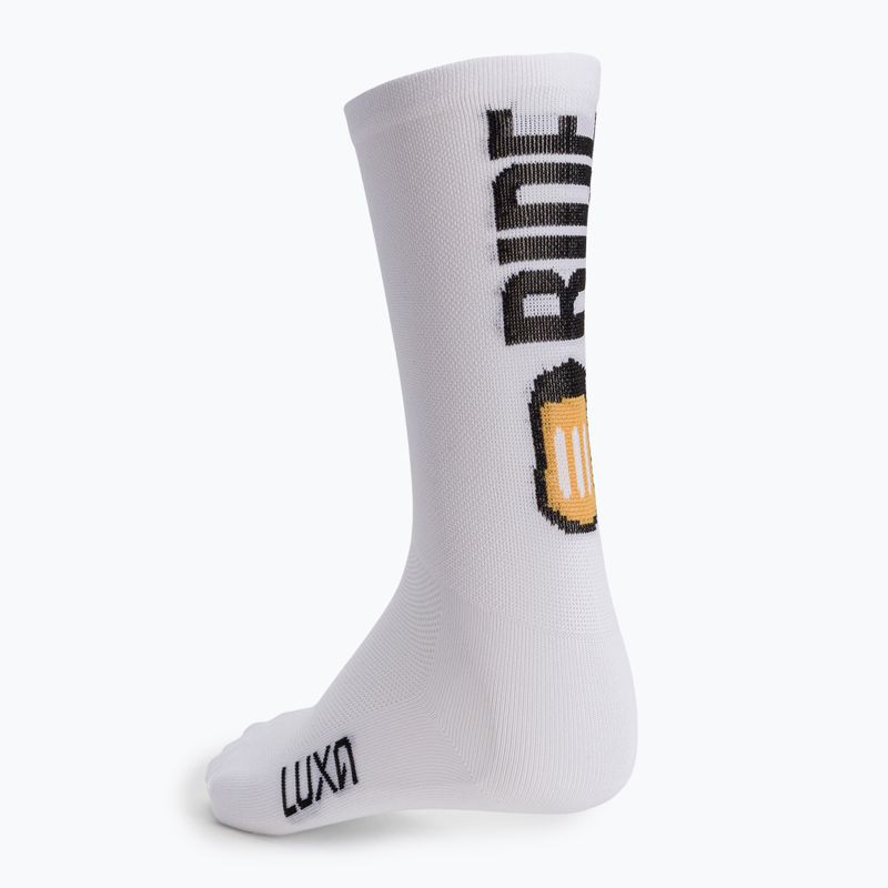 Skarpety Luxa Beer Ride white 5