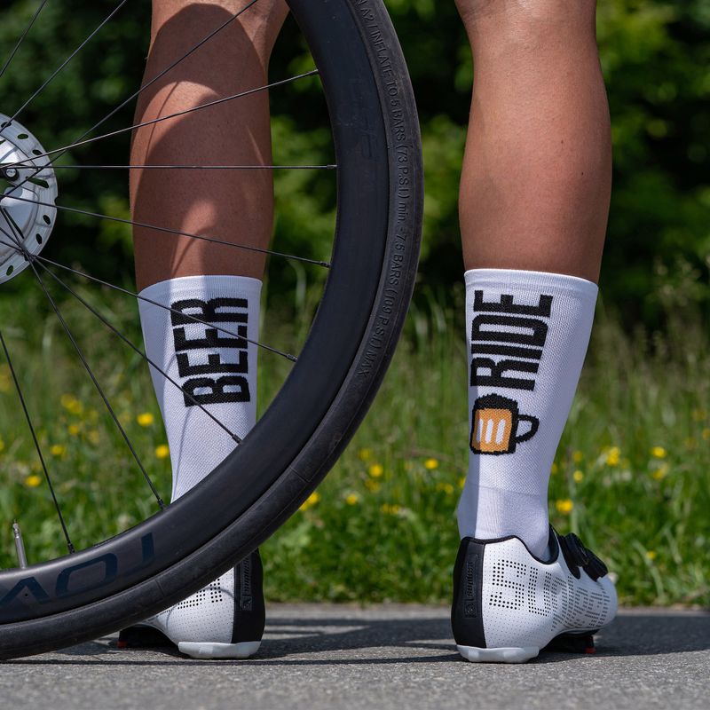 Skarpety Luxa Beer Ride white 7