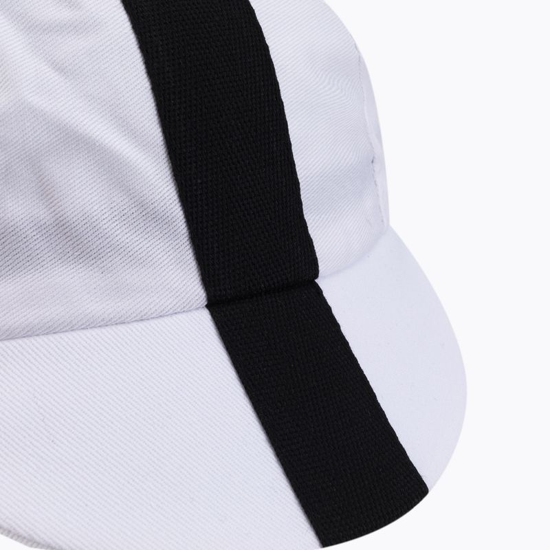 Czapka z daszkiem rowerowa Luxa Classic Stripe white 7