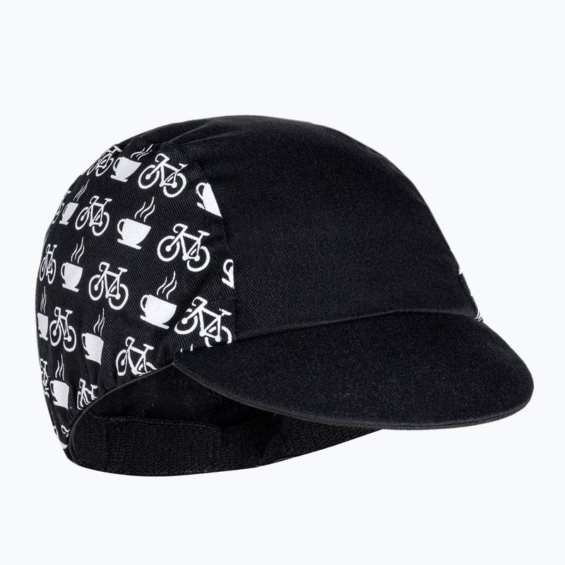 Czapka z daszkiem rowerowa Luxa Coffee Ride black
