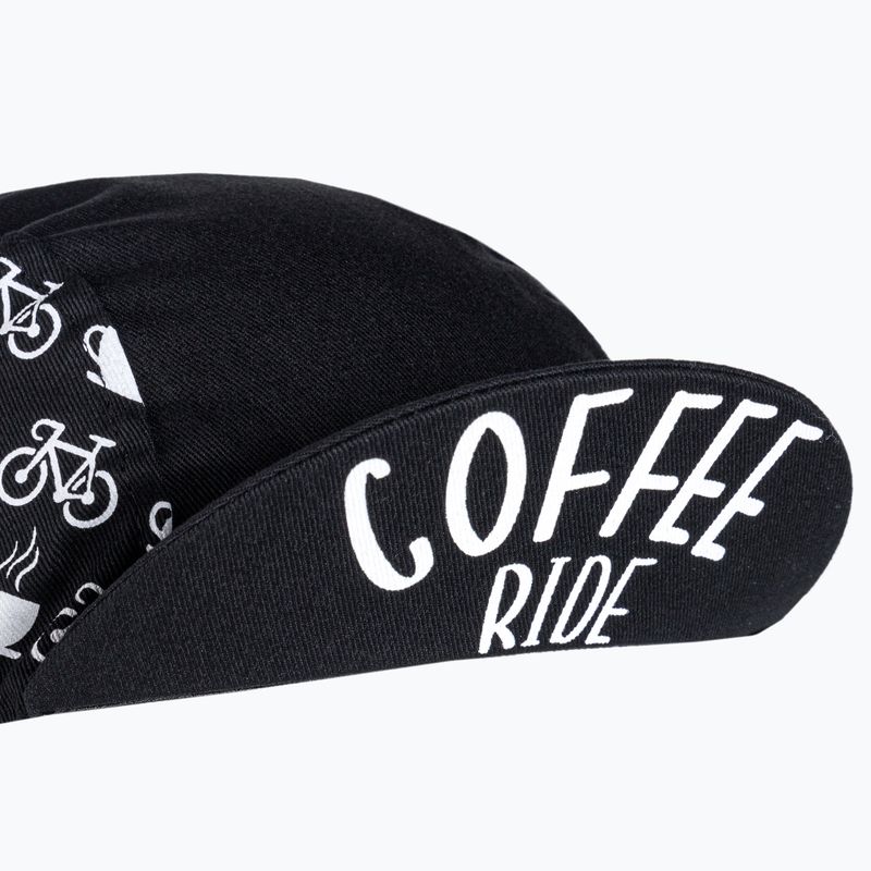 Czapka z daszkiem rowerowa Luxa Coffee Ride black 8