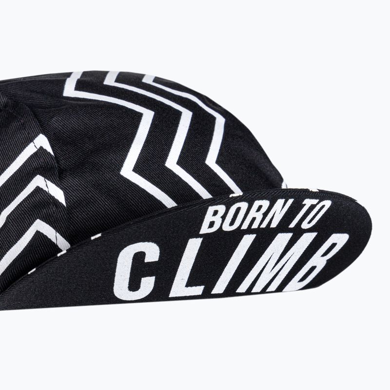 Czapka z daszkiem rowerowa Luxa Born to Climb black 8