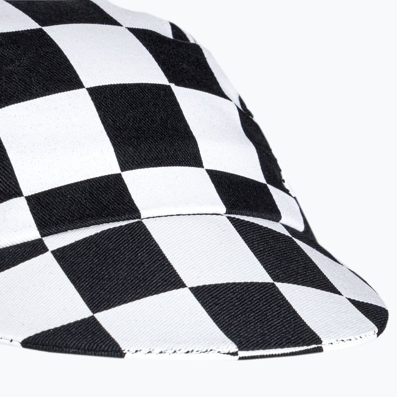 Czapka z daszkiem rowerowa Luxa Squares black/white 5