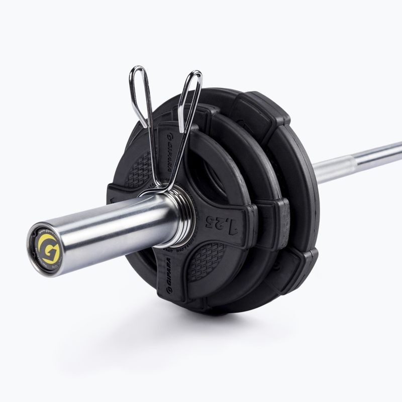 Zestaw do ćwiczeń Gipara Iron Pump Set 29.5 kg gryf prosty 2