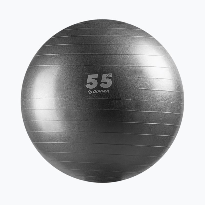 Piłka gimnastyczna Gipara 3141 55 cm szara