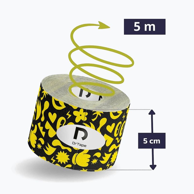 Taśma do kinesiotapingu DrTape Kinesiology Tape cartoon 2
