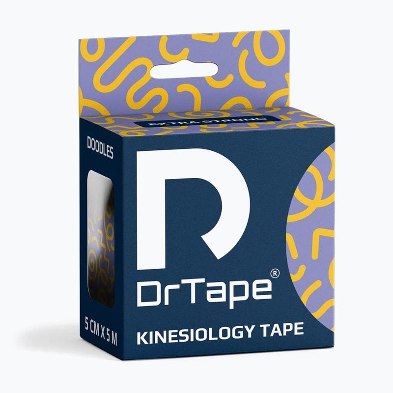 Taśma do kinesiotapingu DrTape Kinesiology Tape doodles 4