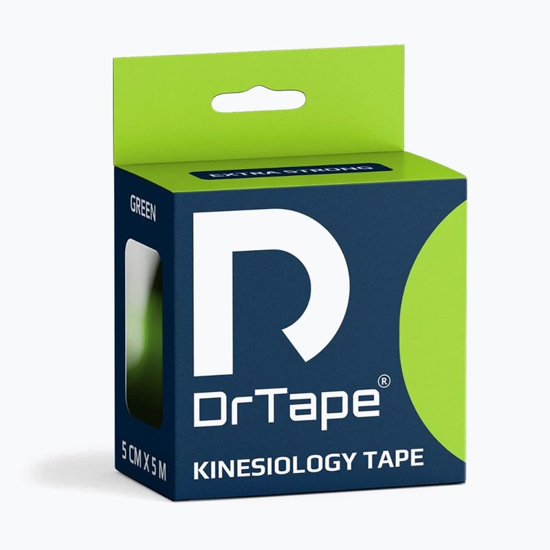 Taśma do kinesiotapingu DrTape Kinesiology Tape zielony 4