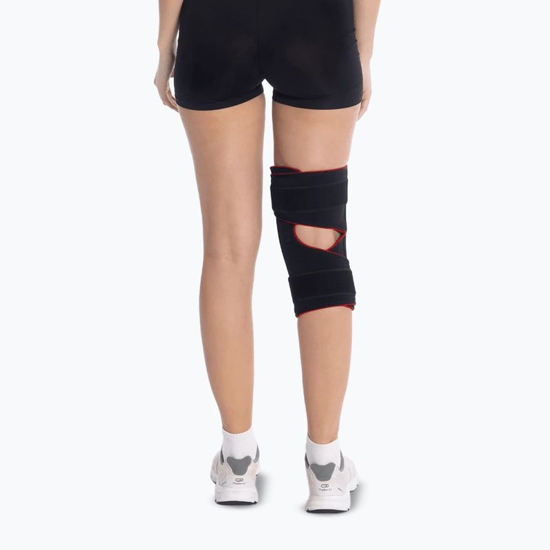 Stabilizator stawu kolanowego MSupport Red czarny 2