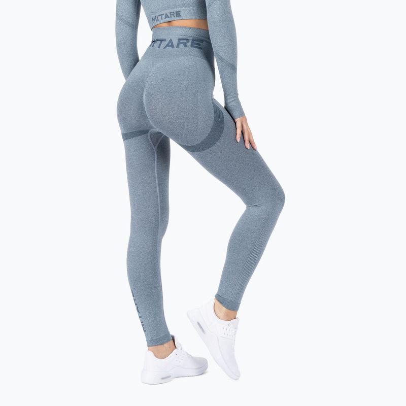 Legginsy damskie MITARE Push Up Max K001 jasnoniebieskie 3