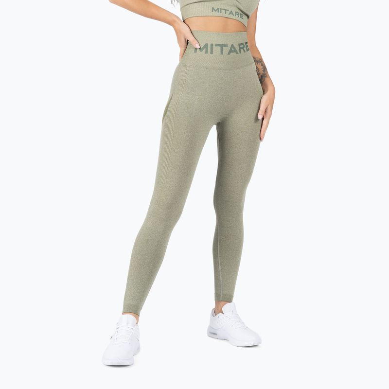 Legginsy damskie MITARE Push Up Max K001 army green