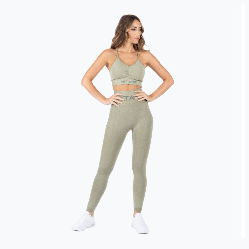 Legginsy damskie MITARE Push Up Max K001 army green 2