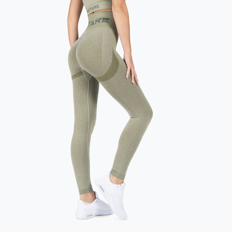 Legginsy damskie MITARE Push Up Max K001 army green 3