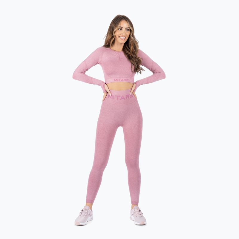 Legginsy damskie MITARE Push Up Max K001 red wine 2