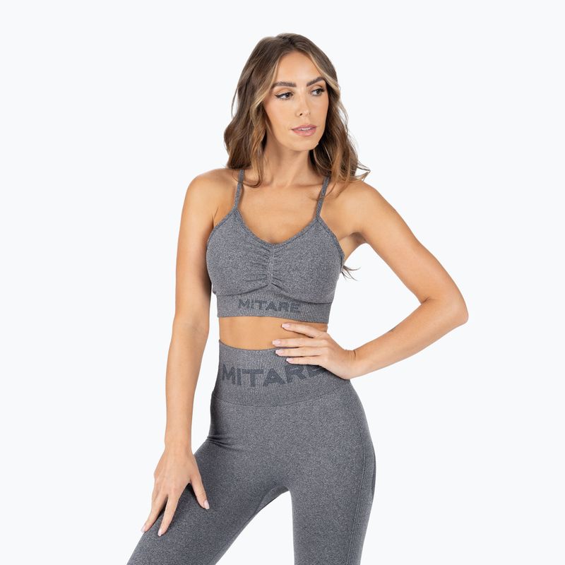 Biustonosz treningowy MITARE Push Up Max K002 ciemnoszary