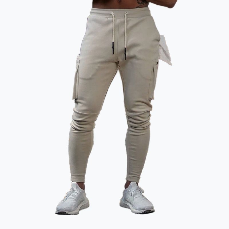 Spodnie męskie MITARE Joggery K102 PRO jasnoszare 7