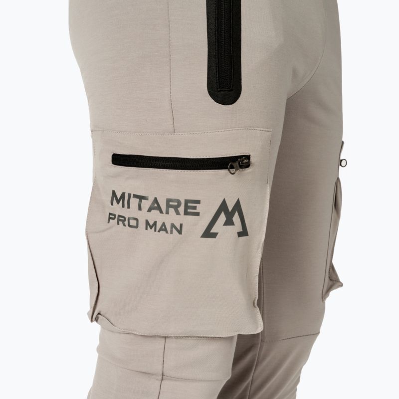 Spodnie męskie MITARE Joggery K102 PRO jasnoszare 6