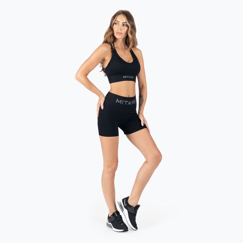 Spodenki treningowe damskie MITARE Push Up Sunny K115 czarne 2