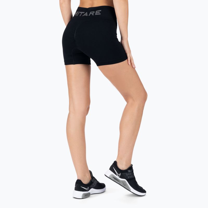 Spodenki treningowe damskie MITARE Push Up Sunny K115 czarne 3