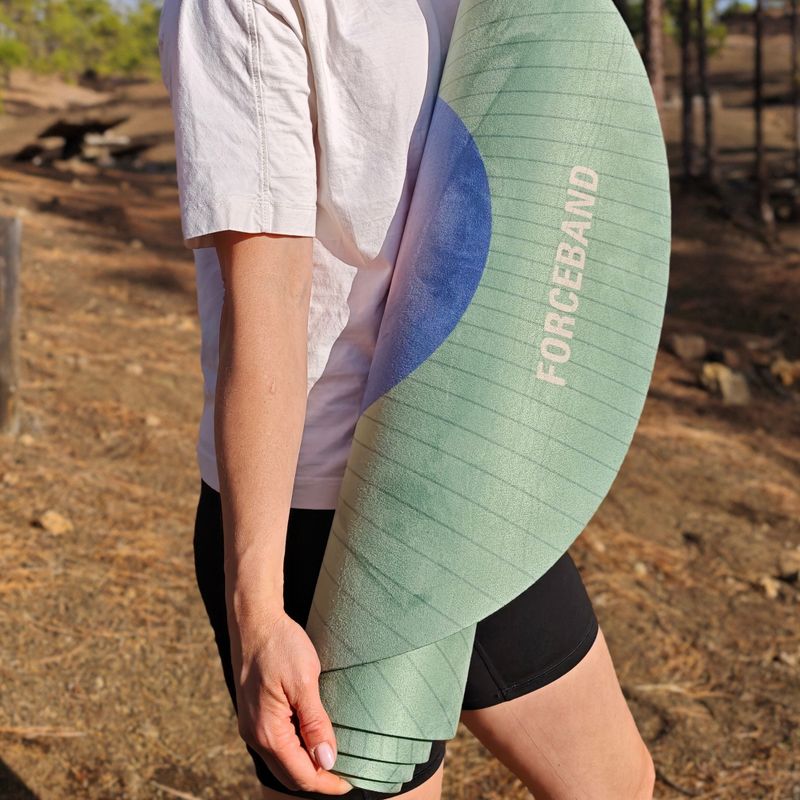 Mata do jogi FORCEBAND Solar mikrofibra + eko kauczuk 5 mm solar 6