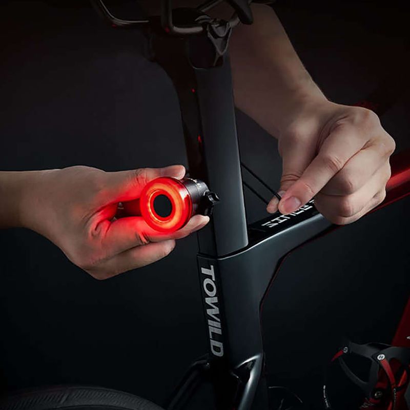 Zestaw lampek rowerowych Towild CL1200 + TL03 black 4