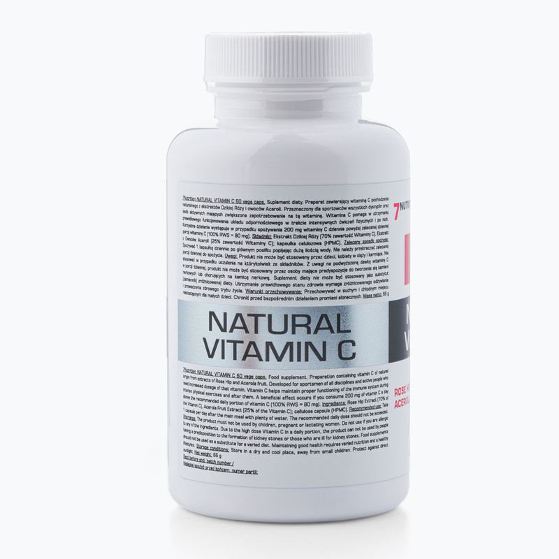 Witamina C 7Nutrition Natural Vitamin C 60 kapsułek 2