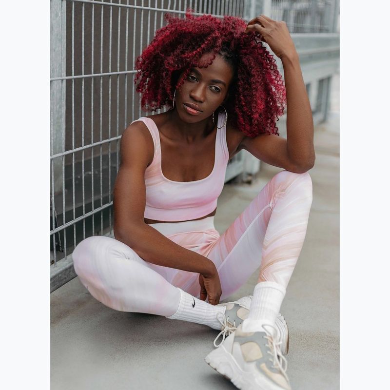 Legginsy damskie Chiara Wear Penny łosoś linie 5