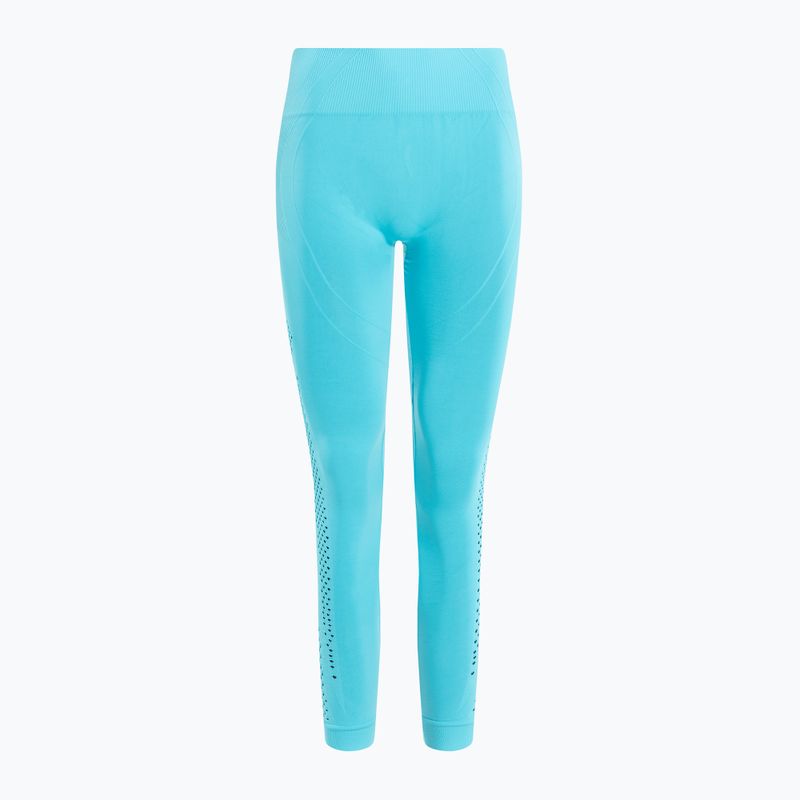 Legginsy treningowe damskie 2skin Power Seamless Turkus