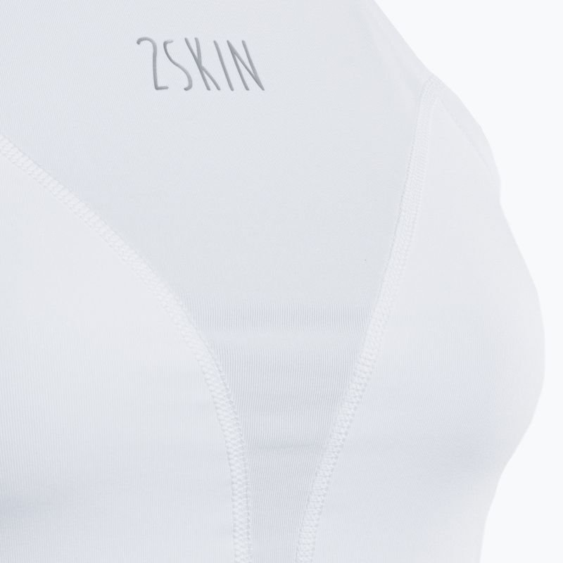 Top treningowy damski 2skin Crop Top White 3