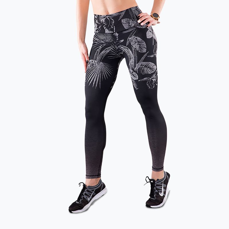 Legginsy treningowe damskie 2skin Ombre Jungle Black 5