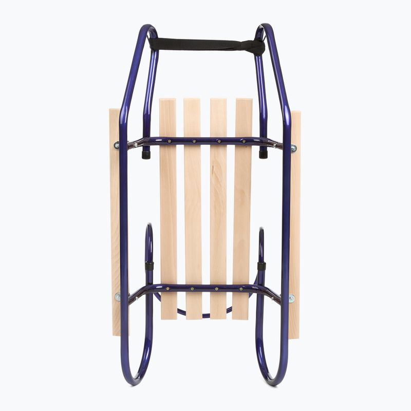 Sanki metalowe HUMBAKA z oparciem i podnóżkami granatowy 5