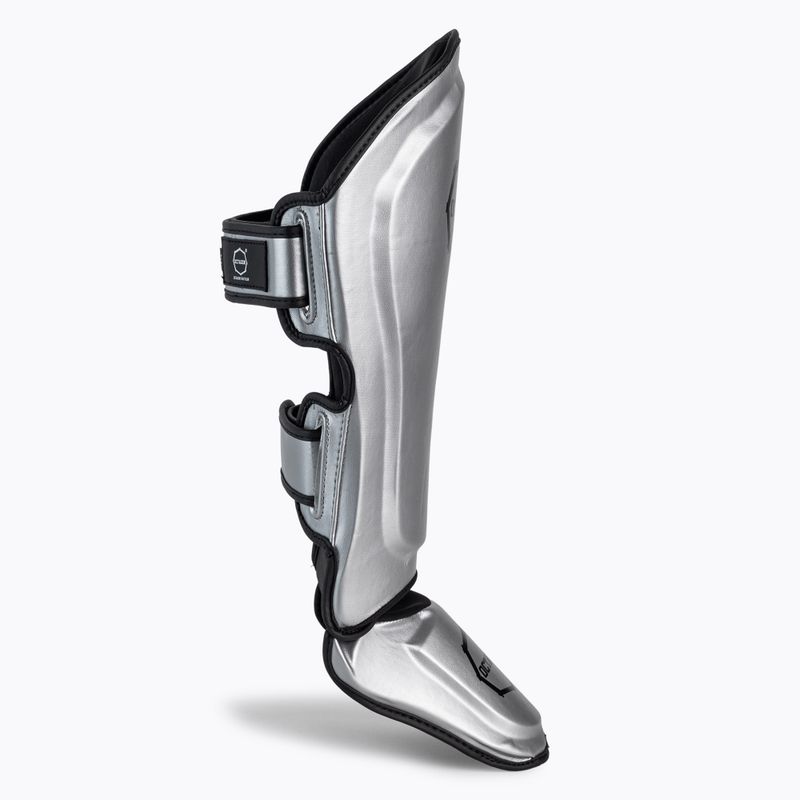 Ochraniacze piszczeli i stóp  Octagon metallic silver 2