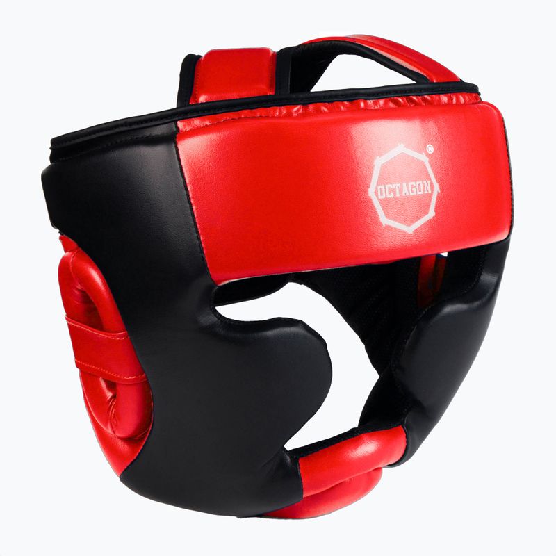 Kask bokserski męski Octagon Plain red