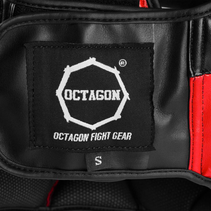 Kask bokserski męski Octagon Plain red 4