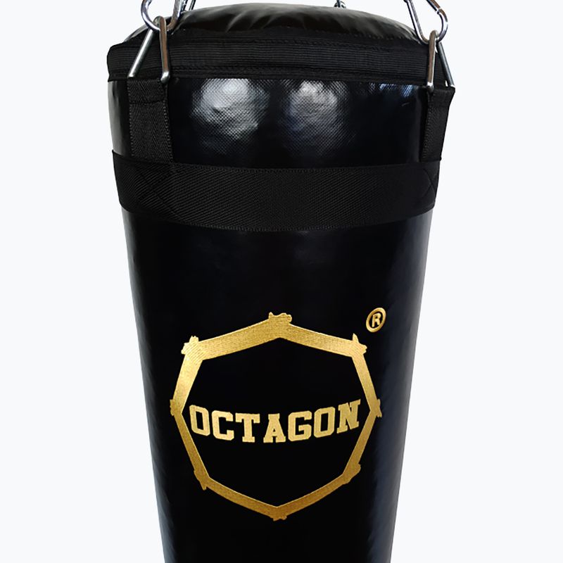 Worek bokserski Octagon Carbon 160 x 45 cm black 2