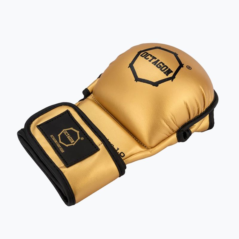 Rękawice grapplingowe Octagon Gold Edition 1.0 MMA gold 2