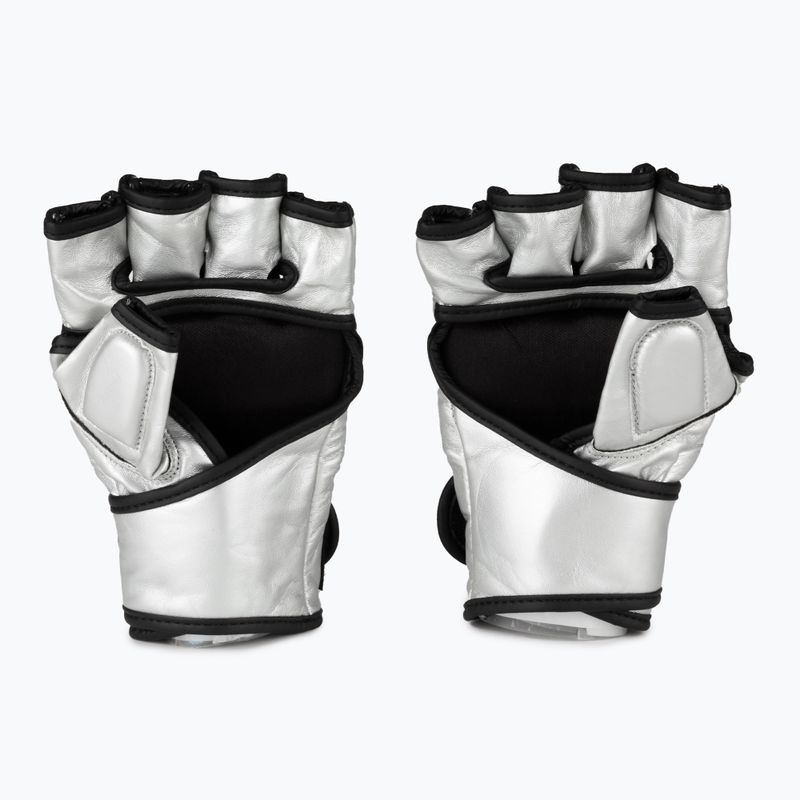 Rękawice grapplingowe Octagon MMA metallic silver 2