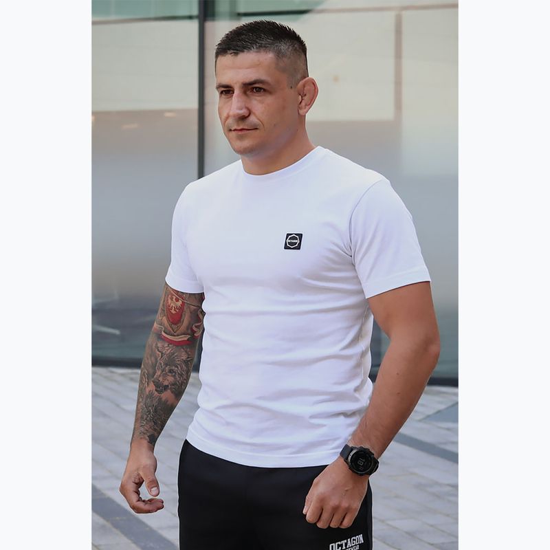 Koszulka męska Octagon Tyle Szans Ile Odwagi Logo white 3