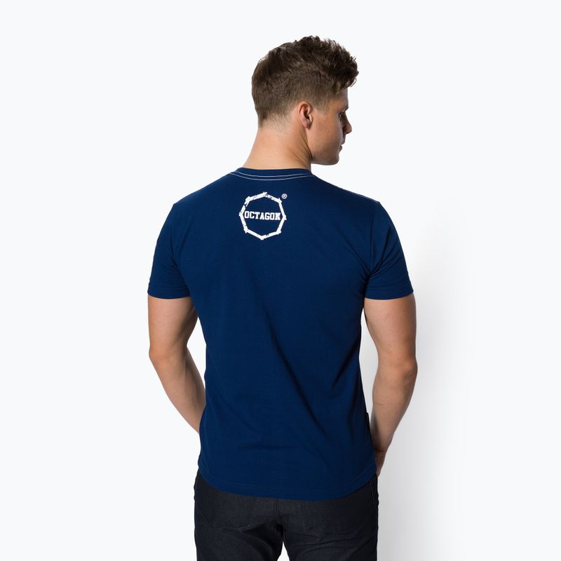 Koszulka męska Octagon Logo Smash dark navy 3