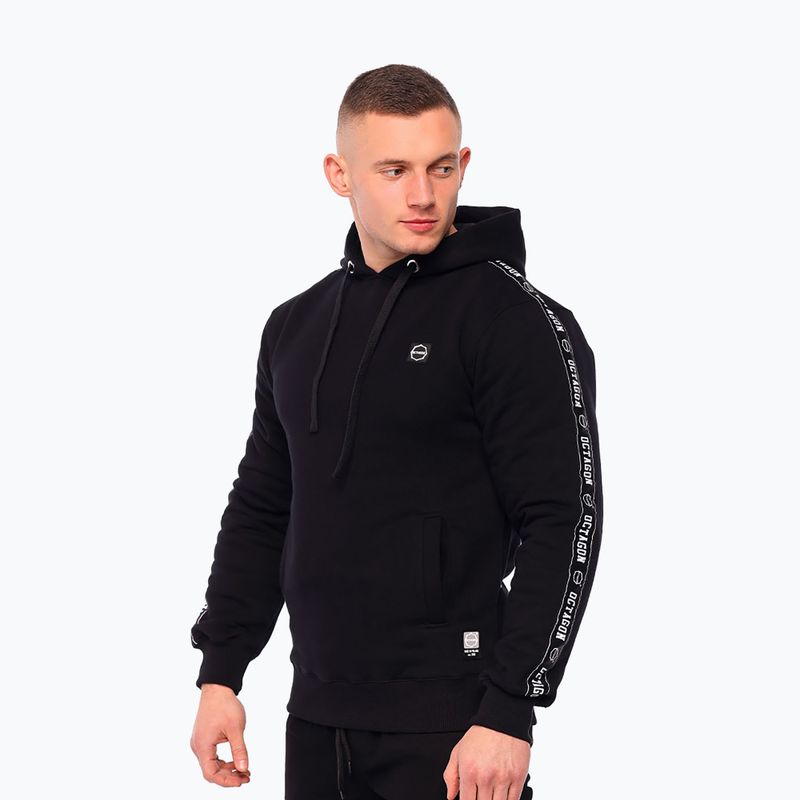 Bluza męska Octagon Stripe black