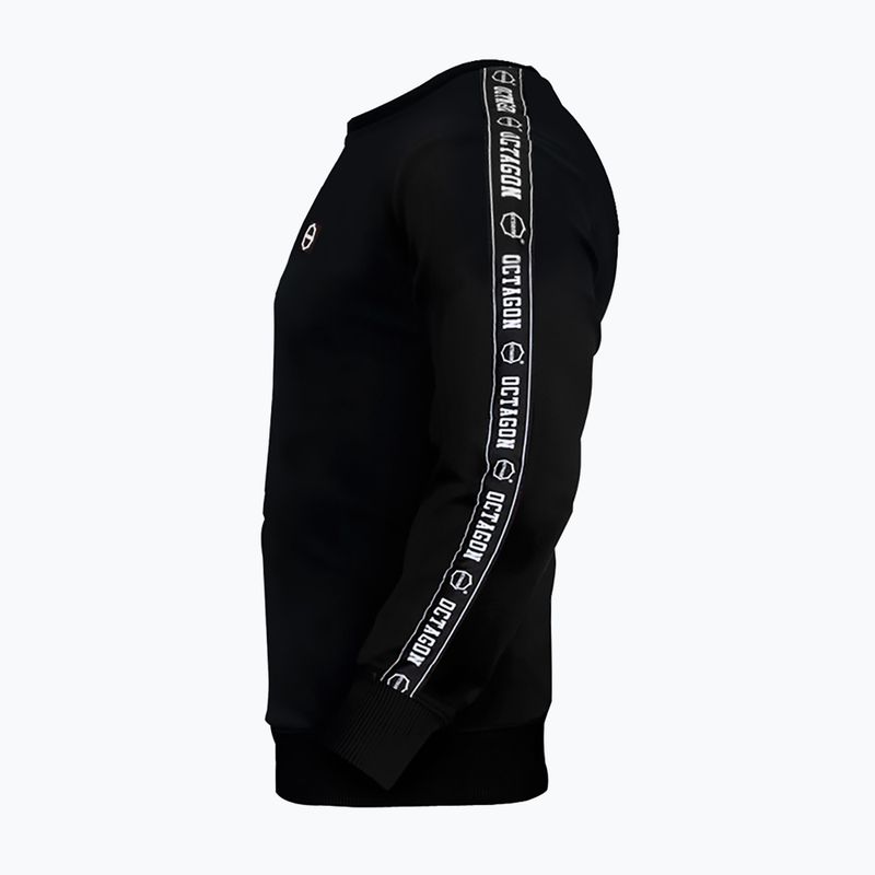 Bluza męska Octagon Stripe black 2