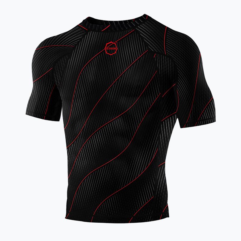 Rashguard męski Octagon Voyager red 5