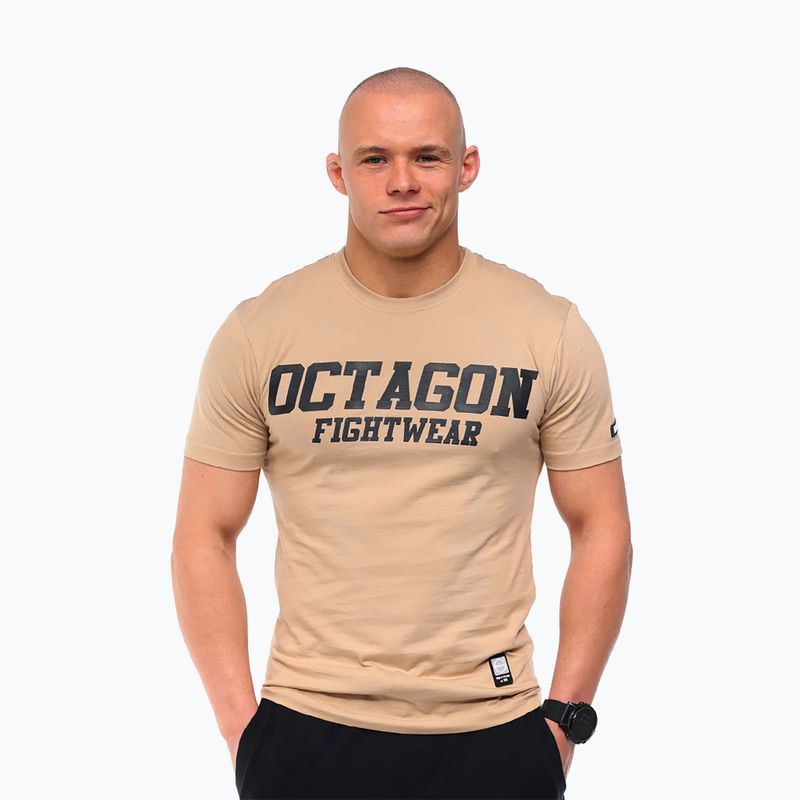 Koszulka męska Octagon FW Straight beige