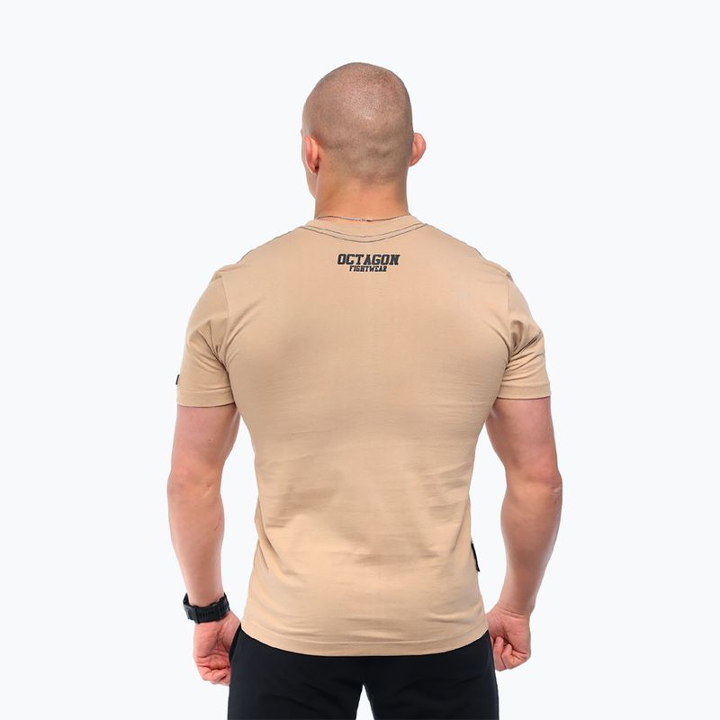 Koszulka męska Octagon FW Straight beige 2