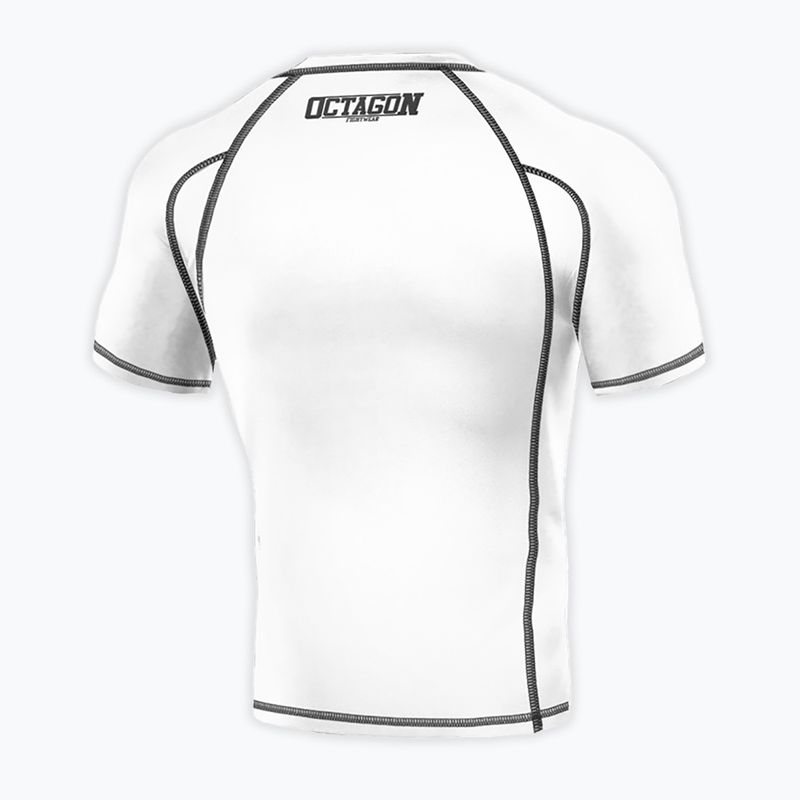 Rashguard męski Octagon Premium Fight Wear white 2